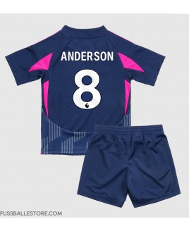 Günstige Nottingham Forest Elliot Anderson #8 Auswärts Trikotsatzt Kinder 2024-25 Kurzarm (+ Kurze Hosen)